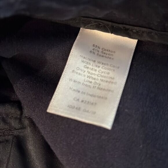 Talbots Navy High Waist Straight Leg Pants - Picture 9 of 10